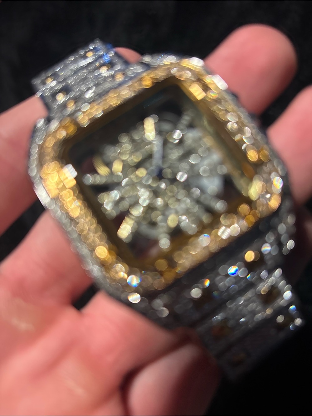 Gold and Silver Roman Bussdown Watch